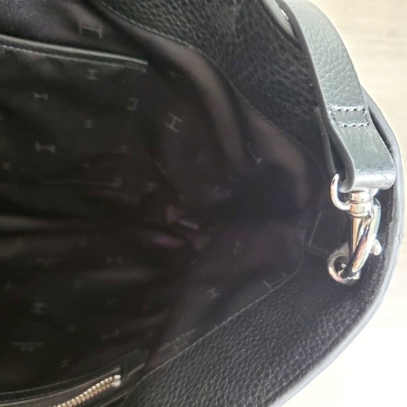 Halston NEW Large Pebble Leather Bag - Picture 3 of 11